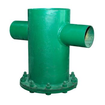 Грязевик вертикальный приварной Ду 250 Ру 16 Техкомплект